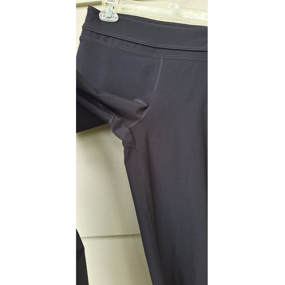 Nike Women's Fit Dry Wide Leg Flare Black Leggings Size S 30" inseam Logo Casual - Picture 6 of 9